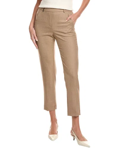 Peserico Wool-blend Pant In Neutral
