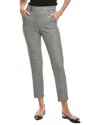 Peserico Wool-blend Pant In Gray