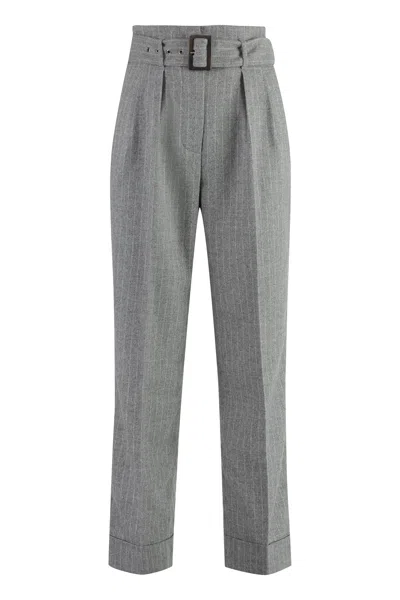 PESERICO PESERICO WOOL BLEND TROUSERS
