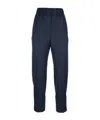 Peserico Wool-blend Trousers In Blue