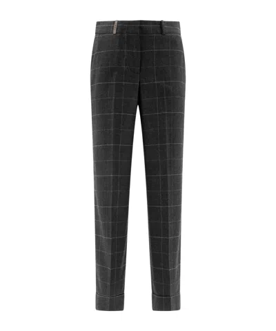 PESERICO WOOL CASHMERE CASUAL PANTS
