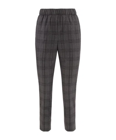 PESERICO WOOL CIGARETTE TROUSERS
