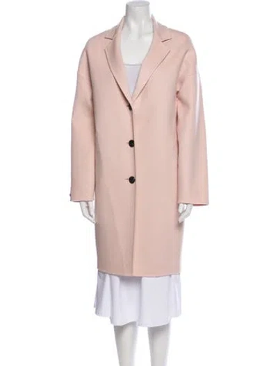 Pre-owned Peserico Wool Coat In Pink