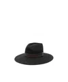 Peserico Wool Felted Fedora Hat In Black