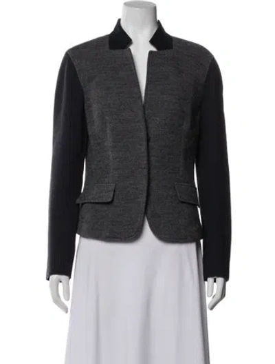 Pre-owned Peserico Wool Jacket In Blue