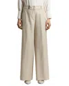 Peserico Wool Mid Rise Wide Leg Pants