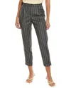 Peserico Wool Pant In Black