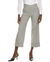 Peserico Wool Pant In Grey