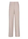 Peserico Wool Pants In Neutral