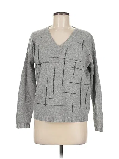 Pre-owned Peserico Wool Pullover Sweater In Gray