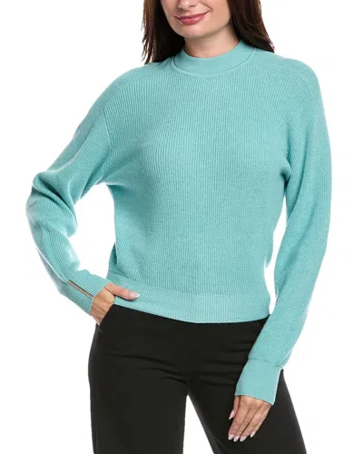 Peserico Wool, Silk, & Cashmere-blend Sweater In Green