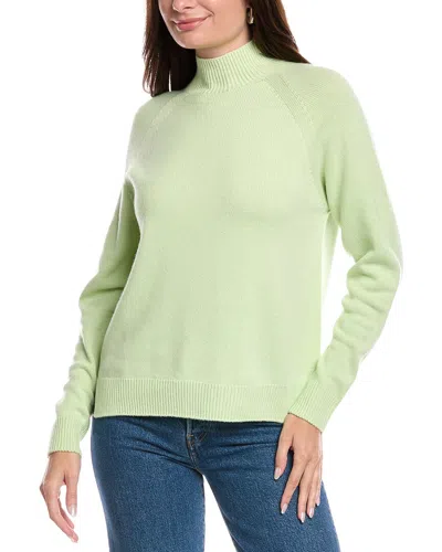 Peserico Wool, Silk, & Cashmere-blend Sweater In Green
