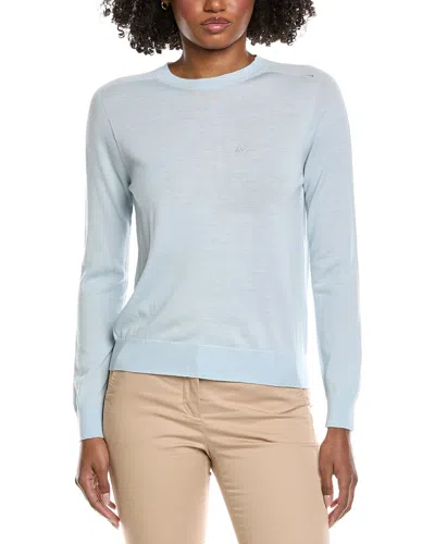 Peserico Wool Sweater In Blue