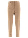 Peserico Wool Trousers With Punto Luce