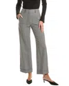 Peserico Wool-blend Pant In Gray