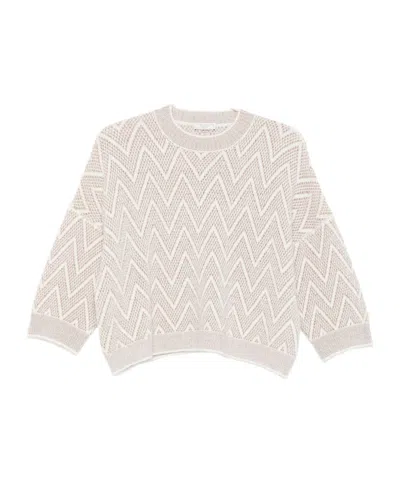 Peserico Zigzag-knit Sweater
