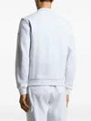 Peserico Zip Bomber Jacket In White