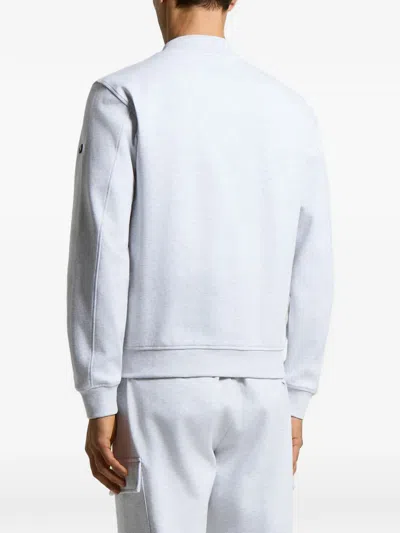 Peserico Zip Bomber Jacket In White