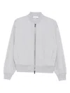 Peserico Zip-front Jacket In Gray