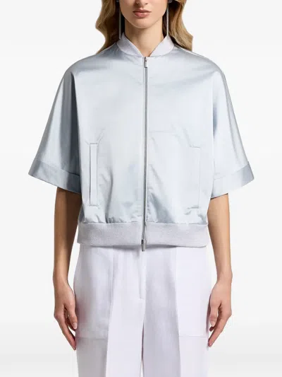 Peserico Zip Jacket In Blue