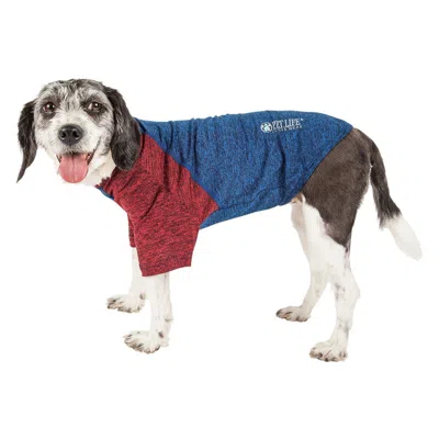 Pet Life Active 'hybreed' 4-way-stretch Fitness Performance Dog T-shirt In Multi