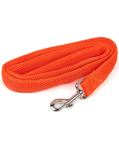 Pet Life Aero Mesh Adjustable Dog Leash In Orange