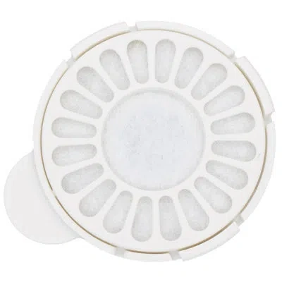Pet Life 'auto-myst' 2-in-1 Filtered Water Dispenser And Food Bowl - Replacement Filters - 6 Pack In White