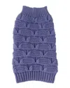 Pet Life Butterfly Stitched Heavy Cable Knitted Pet Sweater
