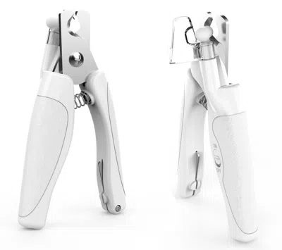 Pet Life 'clip-tronic' Led Lighting And Usb Charging Precision Cat And Dog Nail Clipper In Silver