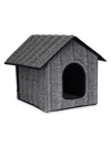 Pet Life Collapsi-pad Foldable Travel Pet House In Grey