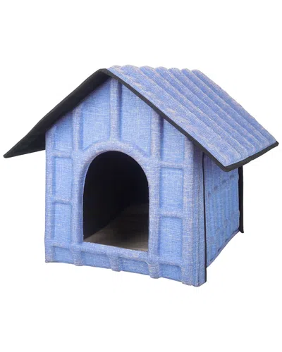 Pet Life Collapsi Pad Folding Lightweight Travel In Blue