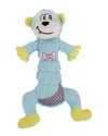 Pet Life Cuddle Plush Mesh And Plush Squeaking D In Blue