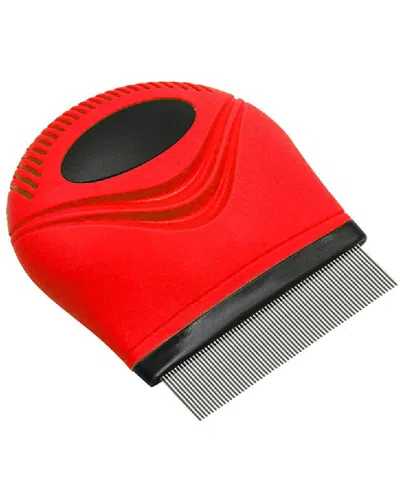 Pet Life Grazer Handheld Travel Grooming Tool In Red