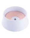 Pet Life Discontinued  Pud Guard Anti Spill Floating Water & Food Bowl In Pink