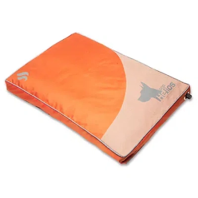 Pet Life Dog Helios Aero-inflatable Outdoor Camping Travel Waterproof Pet Dog Bed Mat In Orange