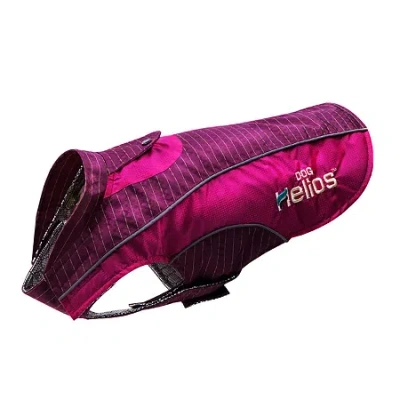 Pet Life Dog Helios 'reflecta-bolt' Sporty Performance Self-adhesive Closure Waterproof Pet Dog Coat Jacket W In Pink