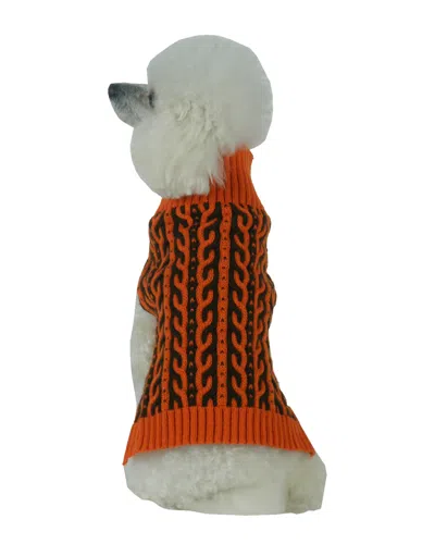 Pet Life Dog Sweater In Orange
