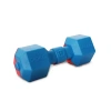 Pet Life Dumbbell Durable Water Floating Chew And Fetch Dog Toy In Blue