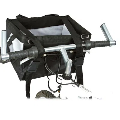 Pet Life 'fur-cycle' 2-in-1 Bicycle Bike Attachment Soft Folding Fashion Travel Pet Dog Carrier Crate In Black