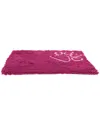 Pet Life Fuzzy Quick-drying Anti-skid And Machine Washable Dog Mat In Pink