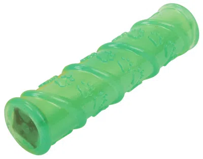 Pet Life 'glow-stick' Tpr And Led Lighting Squeak And Chew Dog Toy In Pattern
