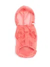 Pet Life Hooded Dog Raincoat In Pink