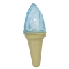 Pet Life Ice Cream Cone Cooling 'lick And Gnaw' Water Fillable And Freezable Rubberized Dog Chew And Teether  In Blue