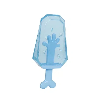 Pet Life Ices Cooling 'lick And Gnaw' Water Fillable And Freezable Rubberized Dog Chew And Teether Toy In Blue