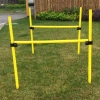 Pet Life Jumping Hurdle Collapsible Agility Dog Trainer Kit In Yellow