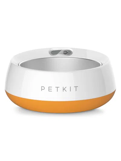 Pet Life Large Digital Pet Feeding Bowl In Orange