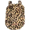 Pet Life Luxe 'poocheetah ' Ravishing Designer Spotted Cheetah Faux Fur Dog Coat Jacket In Brown/black