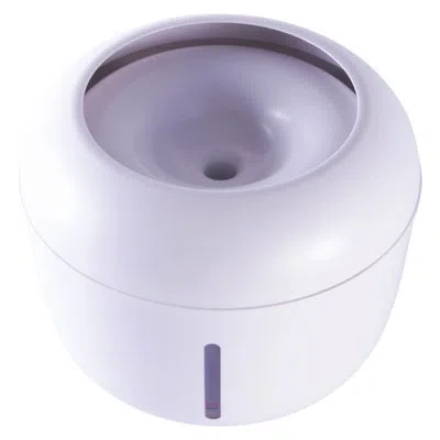 Pet Life 'moda-pure' Ultra-quiet Filtered Dog And Cat Fountain Waterer In White