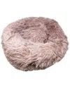 Pet Life Nestler High Grade Plush And Soft Round In Pink
