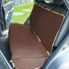 Pet Life Open Road Mess-free Back Seat Safety Car Seat Cover Protector For Dog In Brown